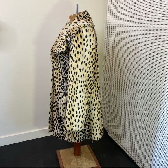 Vintage leopard print car coat - Picture 3 of 6